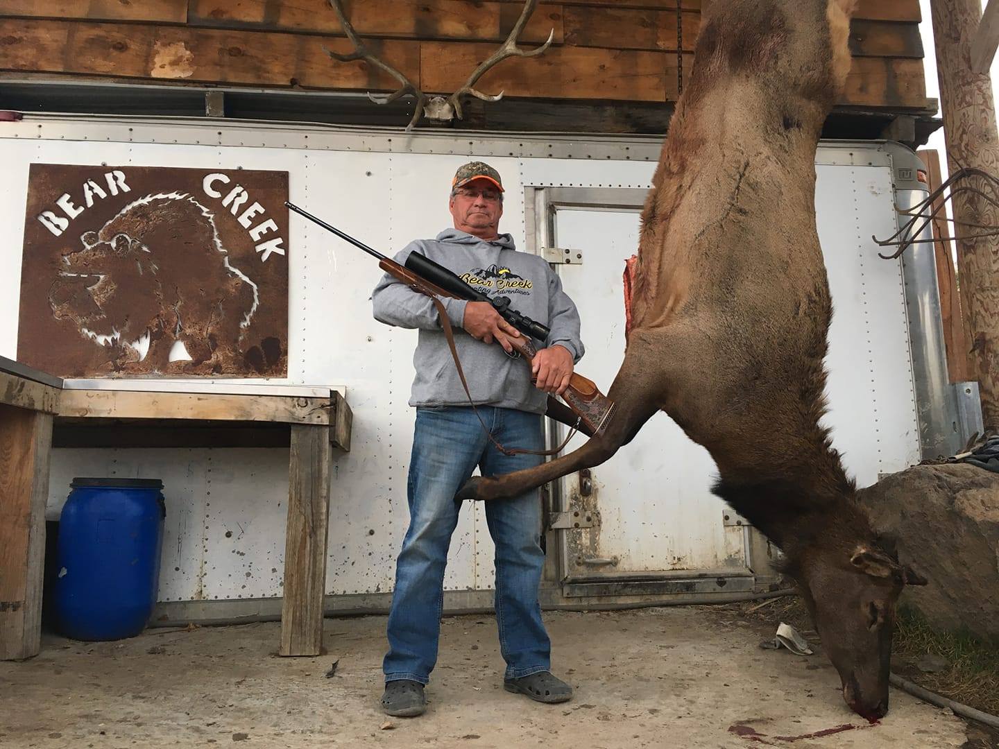 Elk shot with Quigley-Ford scope 375 yards